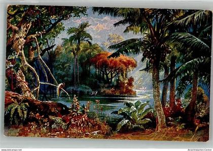 38130540 - Landschaft in Kamerun Kolonialkriegerdank WK I