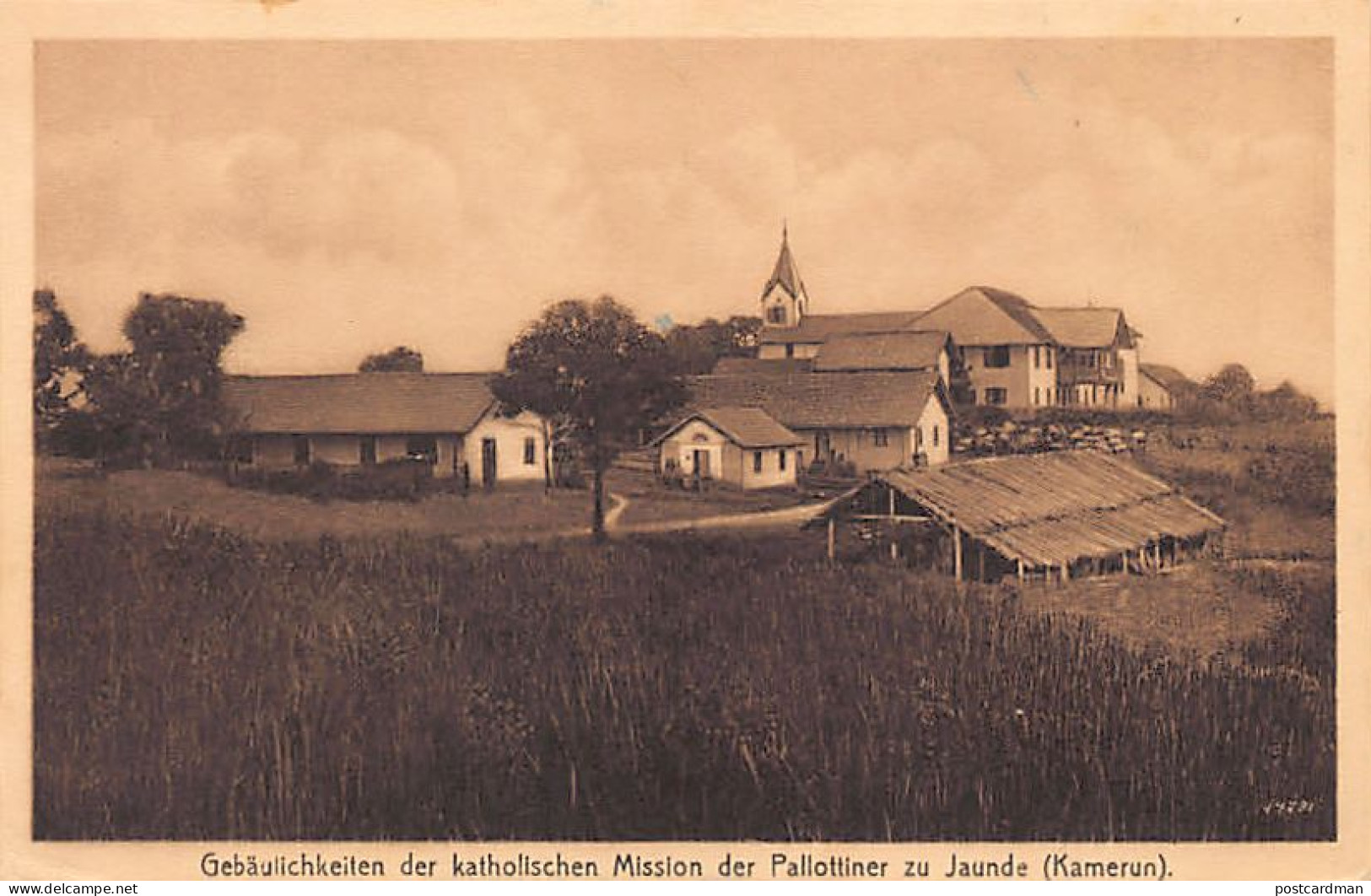 KAMERUN - Gebäulichkeiten der katholischen Mission der Pallottiner zu Jaunde (Yaoundé) - Verlagunbekannt