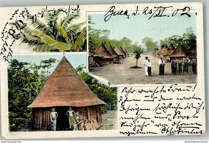 13540642 - Buea, Volkstypen und Huetten