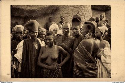 CPA Tschad, Bororos, Pasteurs Nomades de race Foulbe