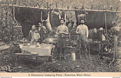 KAMERUN German Cameroon - A Missionary Camping Party - CORNERS ROUNDED