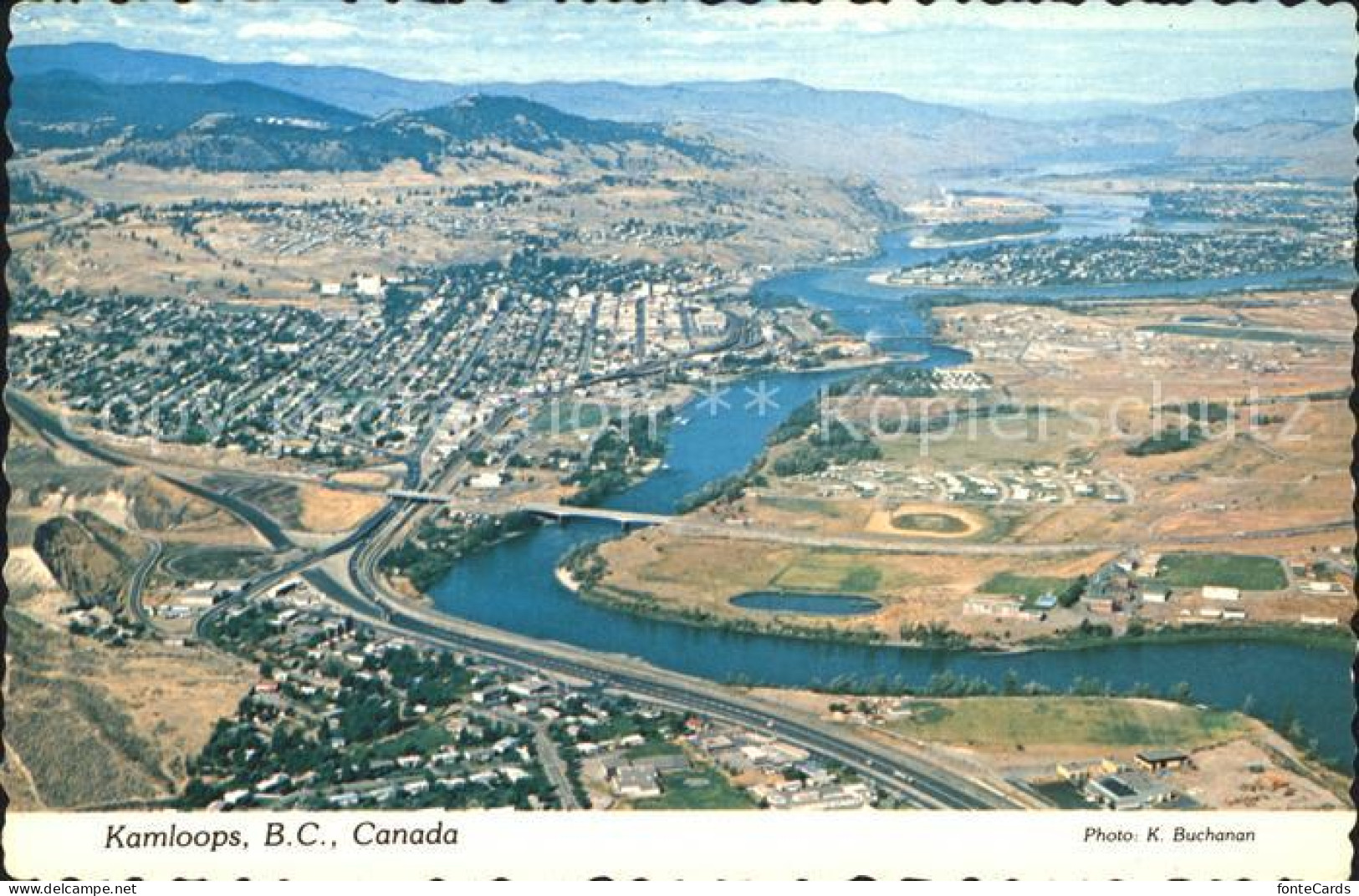 Kamloops Fliegeraufnahme