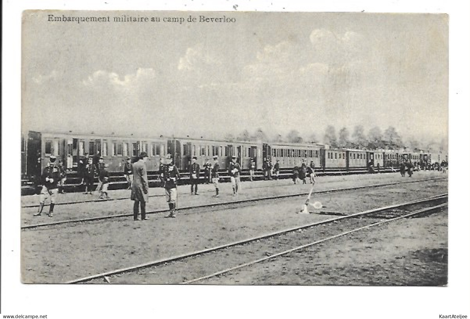 Kamp van Beverloo - Embarquement militaire.