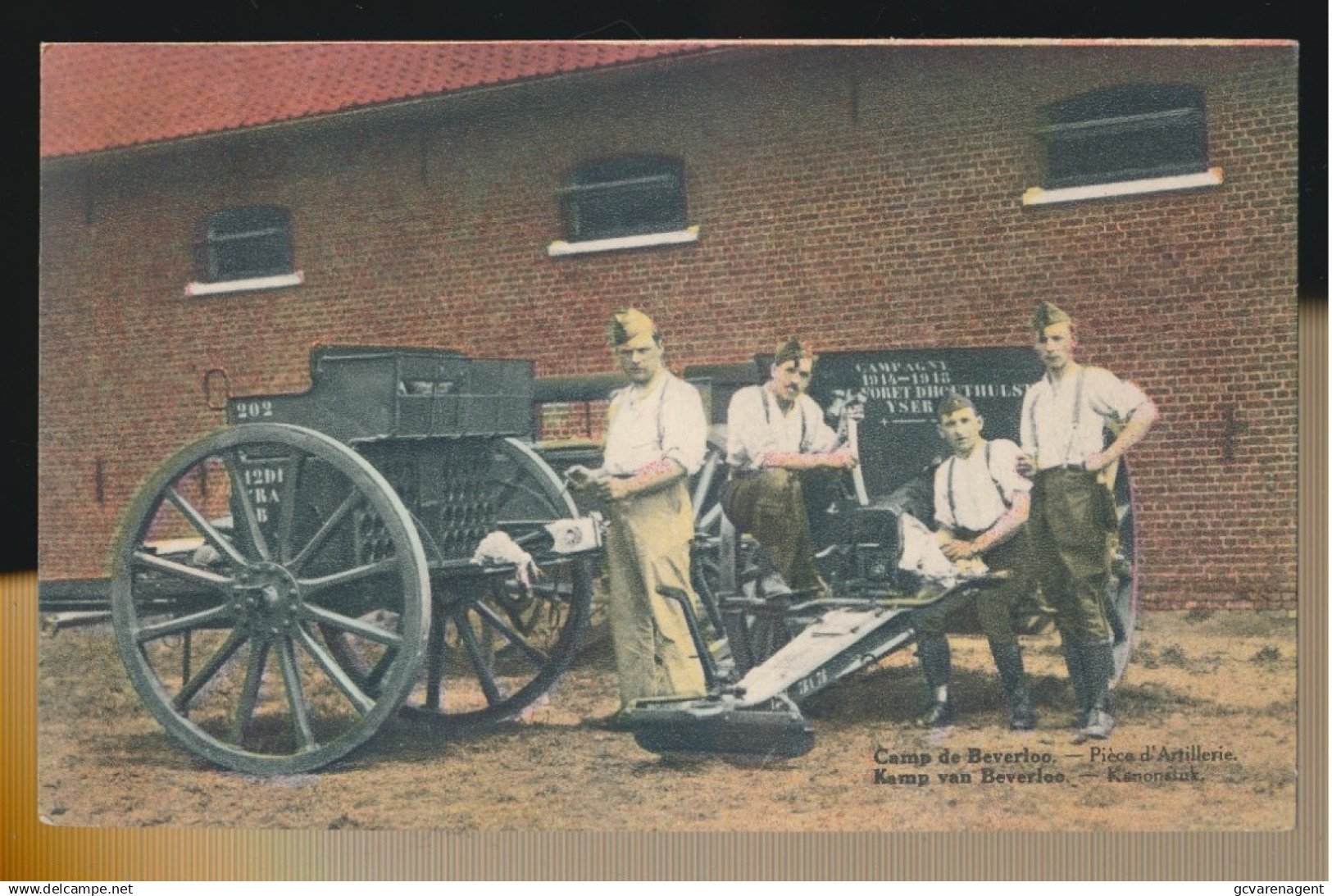 KAMP VAN BEVERLOO   KANONSTUK