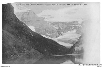 CAR-AEMP18-0995-CANADA - Laggan - Lake louise and victoria glacier - On the pacific railway