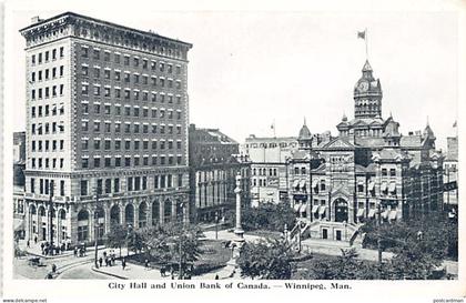Canada - WINNIPEG (MB) City Hall and Union Bank of Canada