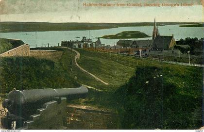 CPA Halifax Harbour from Citadel showing Georges Island