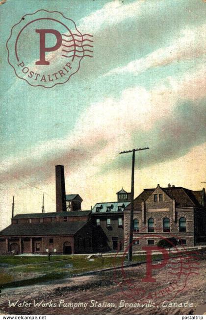 CANADA. BROCKVILLE. ONT. WATER WORKS PUMPING.