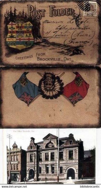 CANADA - POST FOLDER - GREETINGS FROM BROCKVILLE