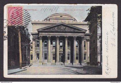Postcard, CANADA, Montreal, Bank of Montreal