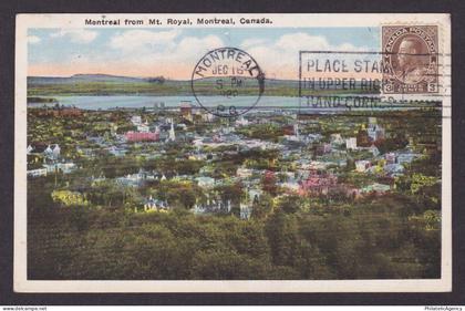 Postcard, CANADA, Montreal, Montreal from Mt. Royal