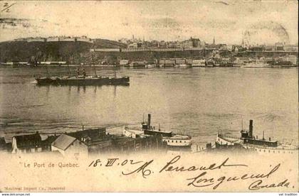 CANADA - Carte postale - Quebec - Le Port - L 74808