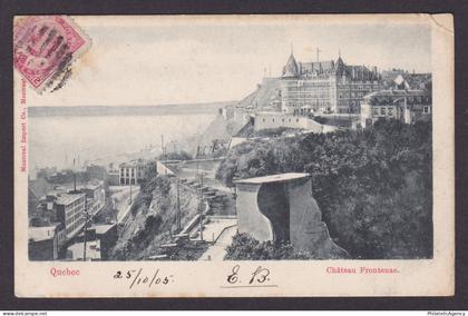 Postcard, CANADA, Quebec, Chateau Frontenac