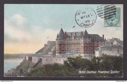 Postcard, CANADA, Quebec, Hotel, Chateau Frontenac