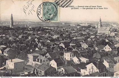 Canada - QUÉBEC - Vue générale de la basse ville - Ed. Neurdein ND Phot. 240