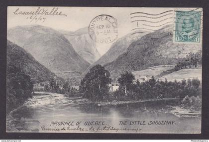 Postcard, CANADA, Quebec, Little Saguenay