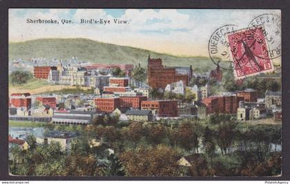 Postcard, CANADA, Sherbrooke, Bird's-Eye View