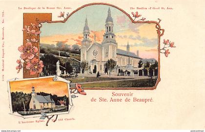 Canada - SAINTE ANNE DE BEAUPRÉ (QC) L'ancienne église - La basilique de la Bonne Sainte-Anne
