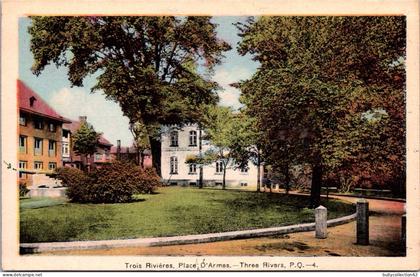CPA  -   TROIS RIVIERES -   Place d'Armes