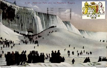 AK Ontario Kanada, Niagarafälle, Eisberge