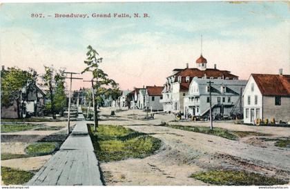 Canada Grand Falls Broadway 1909 to London