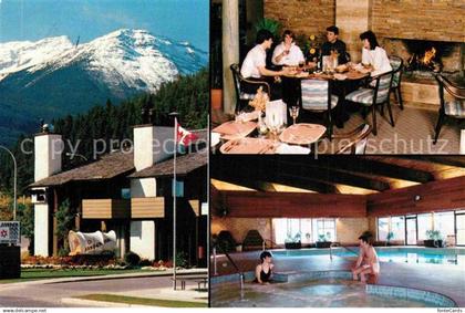 Jasper Alberta Hotel Jasper Inn Hallenbad Gastraum