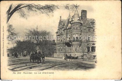 Montreal Quebec La rue Sherbrooke