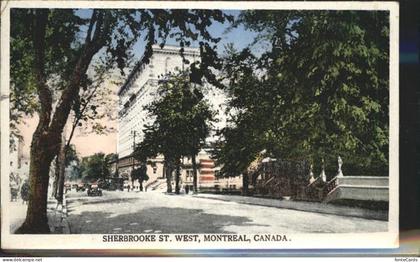 Montreal Quebec Sherbrooke Street West