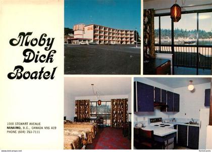 Nanaimo British Columbia Canada Moby-Dick-Boatel Motel Hotel Stewart-Avenue Zimm
