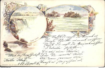 Niagara Falls Ontario Niagara Falls in Summer Kuenstlerkarte