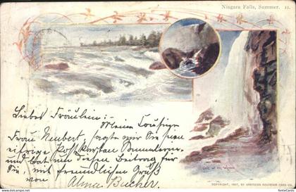 Niagara Falls Ontario Niagara Falls in Summer Kuenstlerkarte