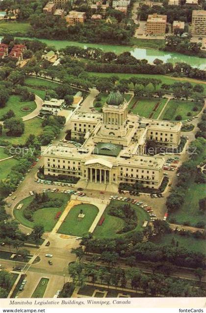 Winnipeg Manitoba USA Manitoba Legislative building Fliegeraufnahme