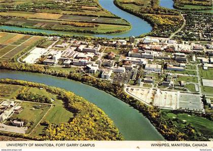 Winnipeg Manitoba USA University of Manitoba Fort Garry Campus aerial view
