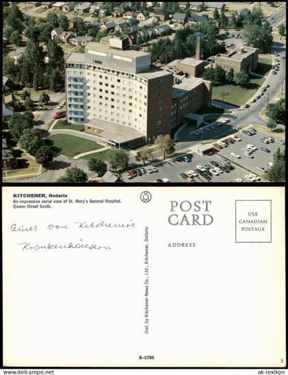 Kitchener Kitchener Ontario Kanada St. Mary's General Hospital 1965