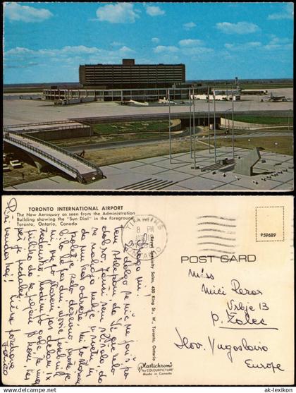 Postcard Toronto TORONTO INTERNATIONAL AIRPORT (Flughafen) 1968