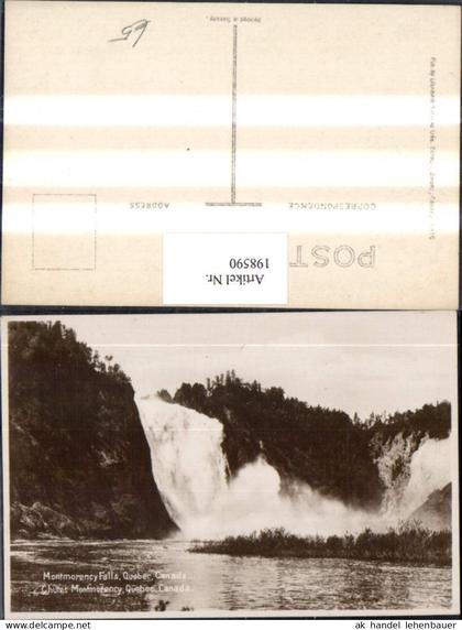 198590,Kanada Quebec Montmorency Falls Wasserfall