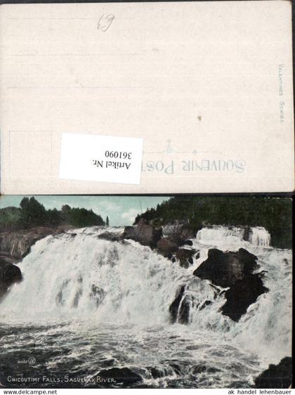 361090,Canada Quebec Saguenay River Chicoutimi Falls Wasserfall