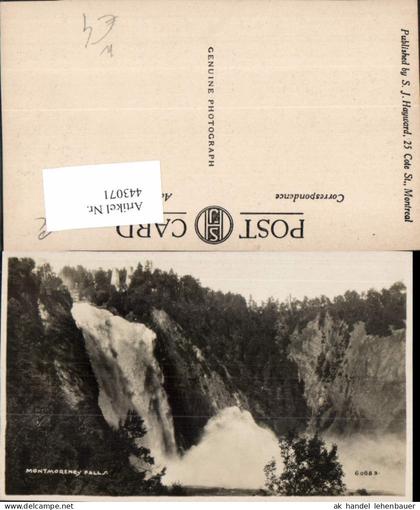 443071,Quebec Montmorency Falls Wasserfall