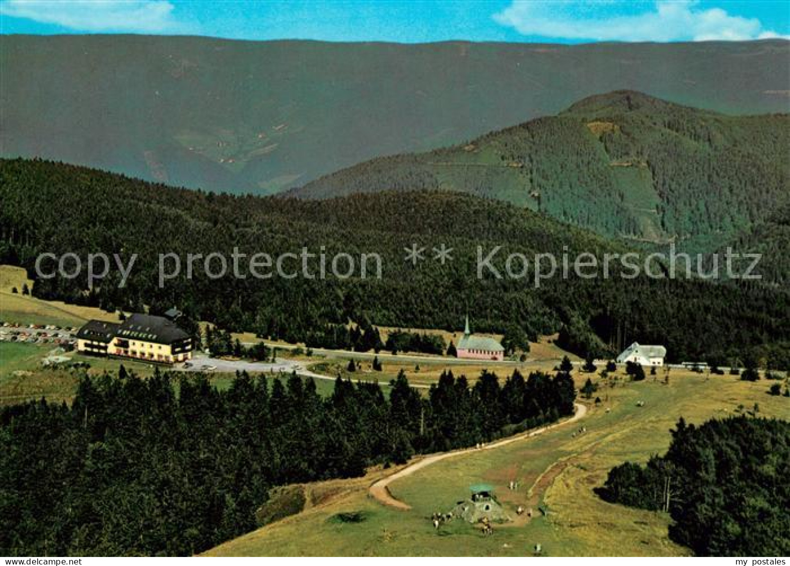 Kandel Breisgau Berghotel Kandel Fliegeraufnahme