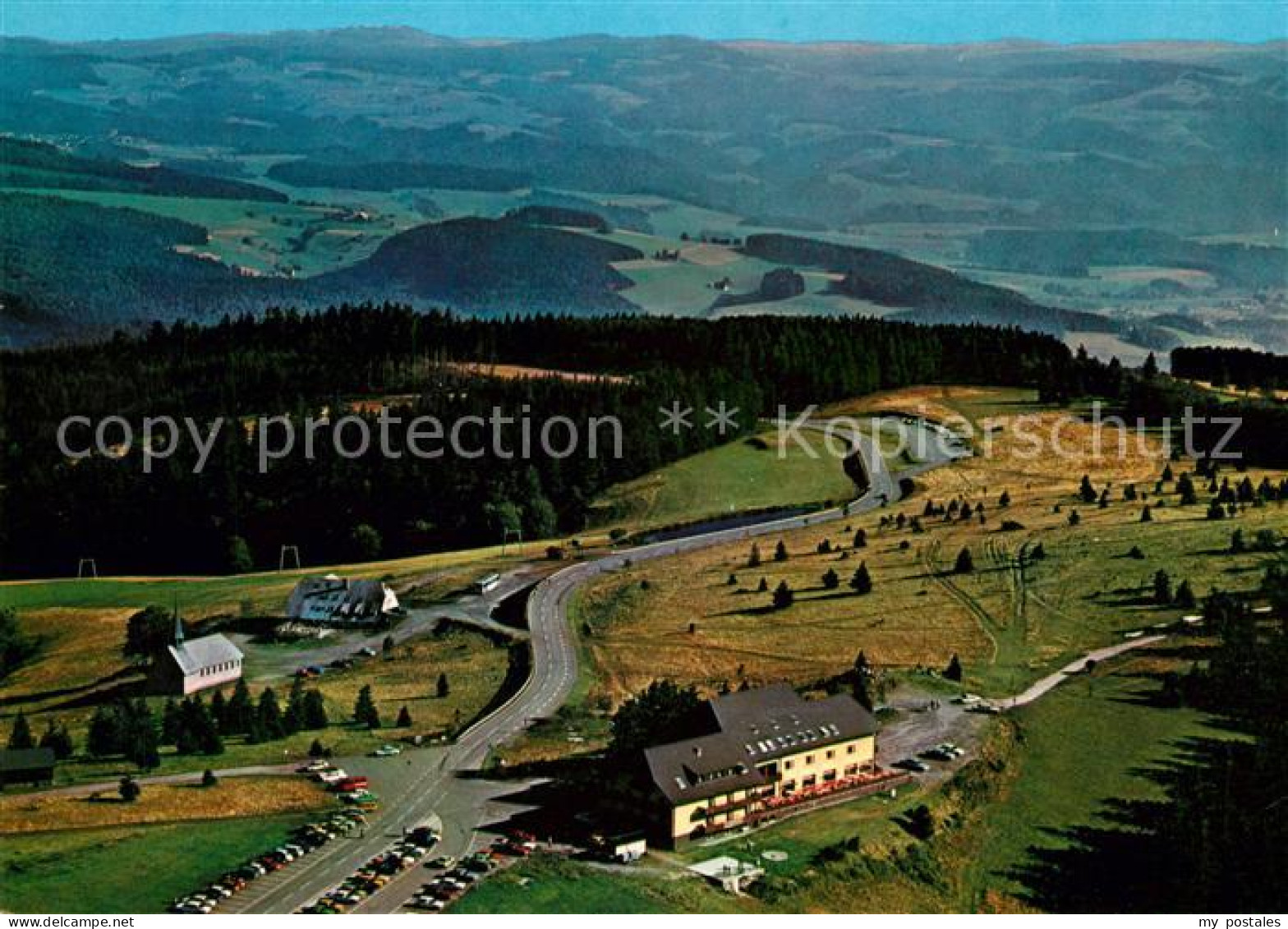 Kandel Breisgau Berghotel Kandel Fliegeraufnahme