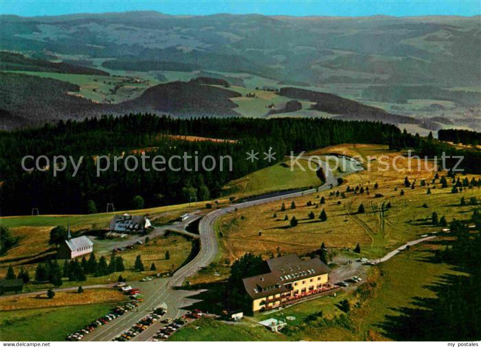 Kandel Breisgau Berghotel Kandel Fliegeraufnahme