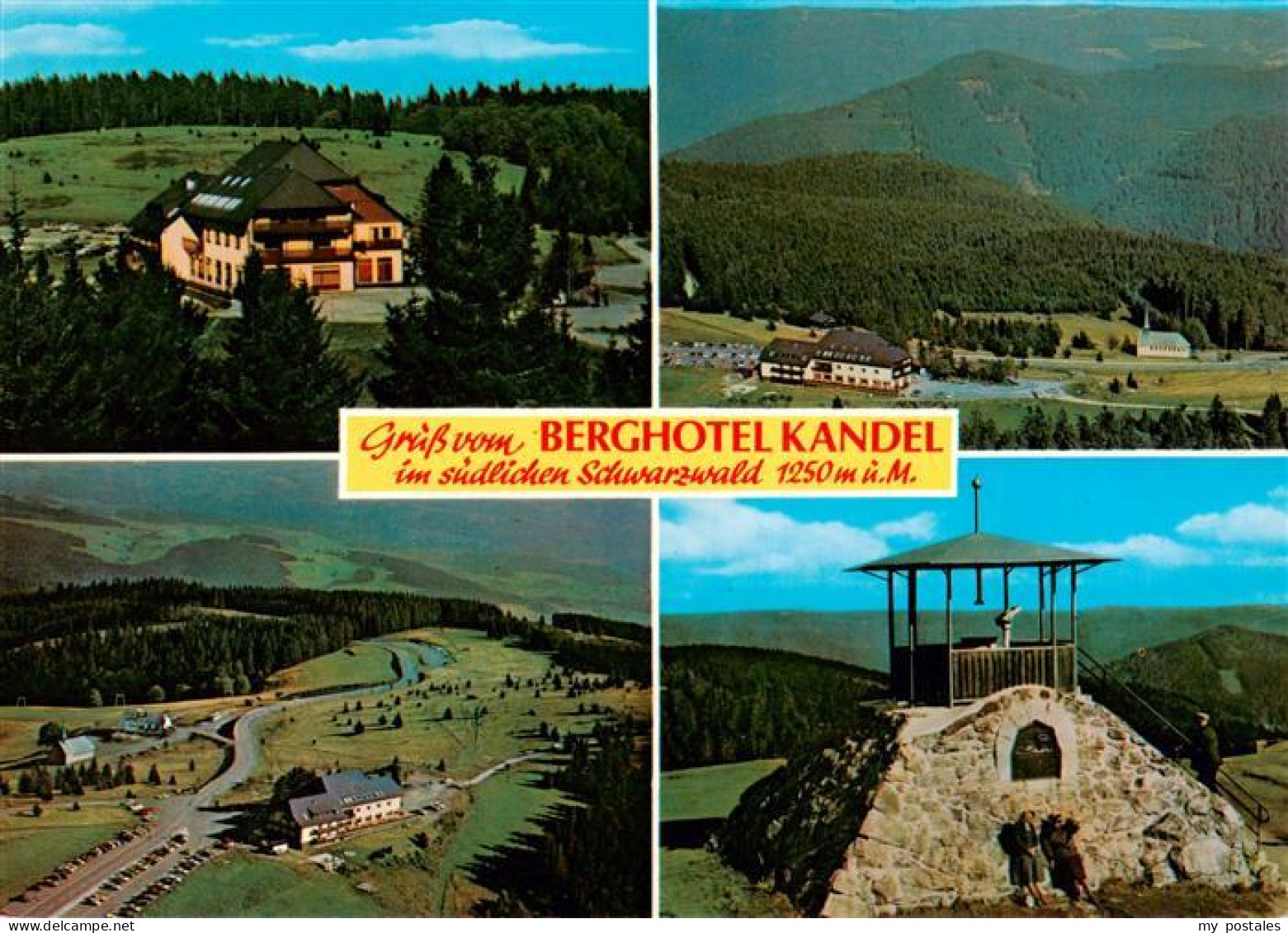 Kandel Breisgau Berghotel Kandel Fliegeraufnahmen Kandelpyramide