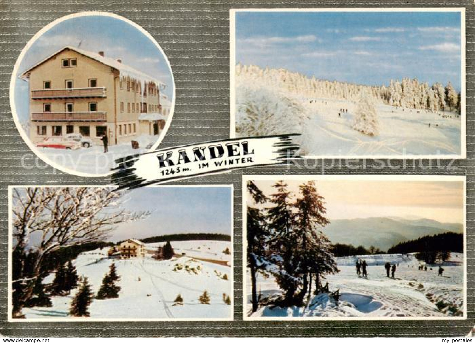 Kandel Breisgau Berghotel Kandel Panorama Winteridylle
