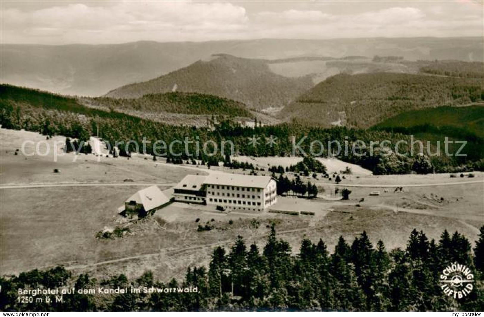 Kandel Breisgau Fliegeraufnahme Berghotel auf d. Kandel