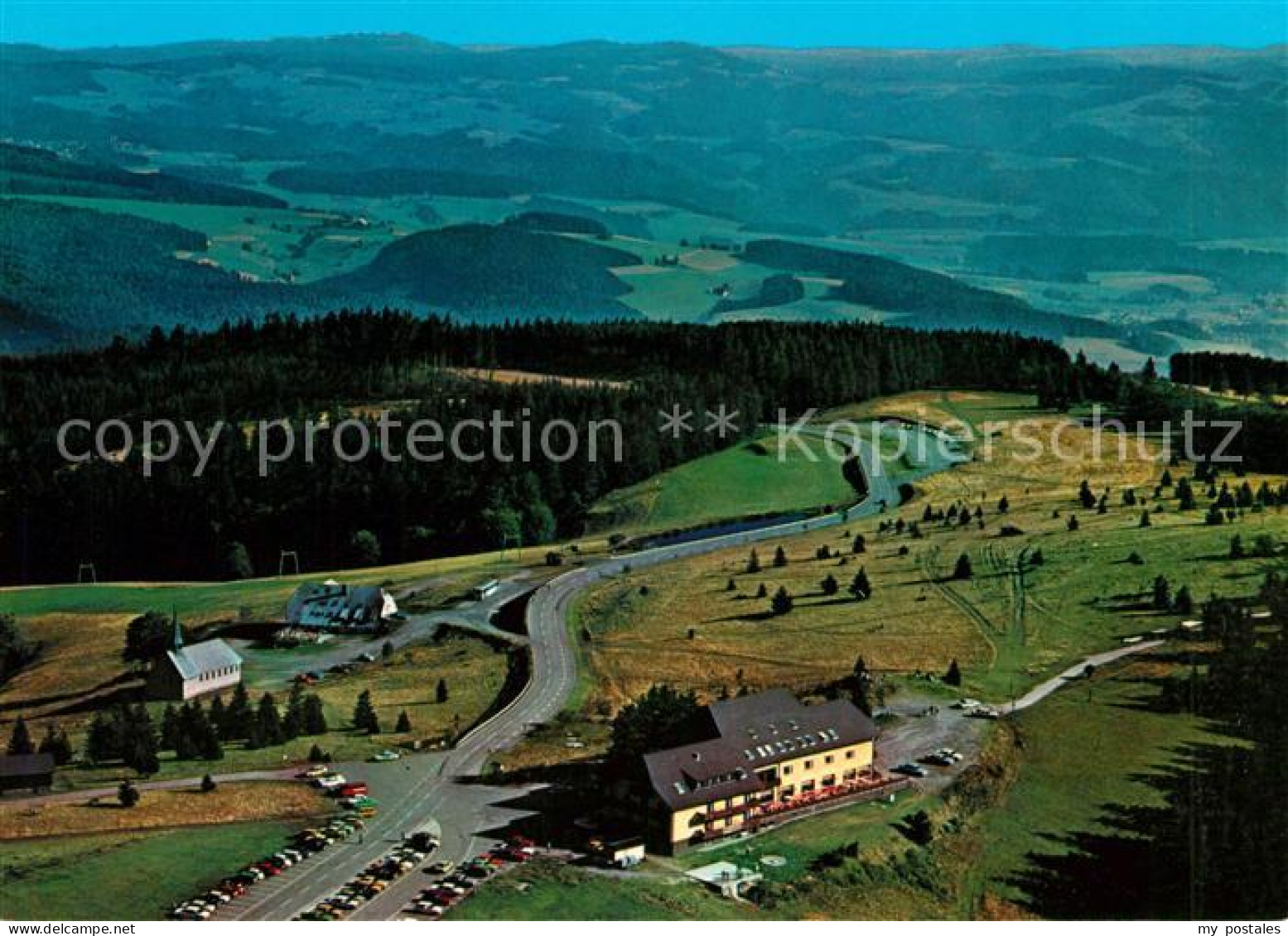 Kandel Breisgau Fliegeraufnahme Berghotel Kandel