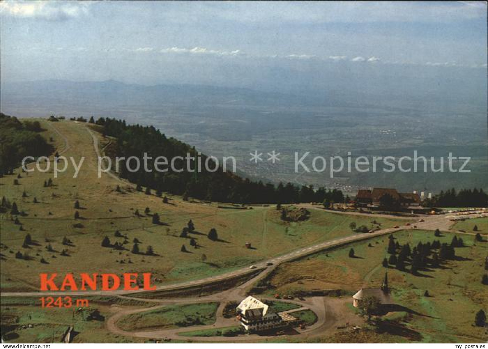 Kandel Waldkirch Breisgau Berghotel Kandel Fliegeraufnahme