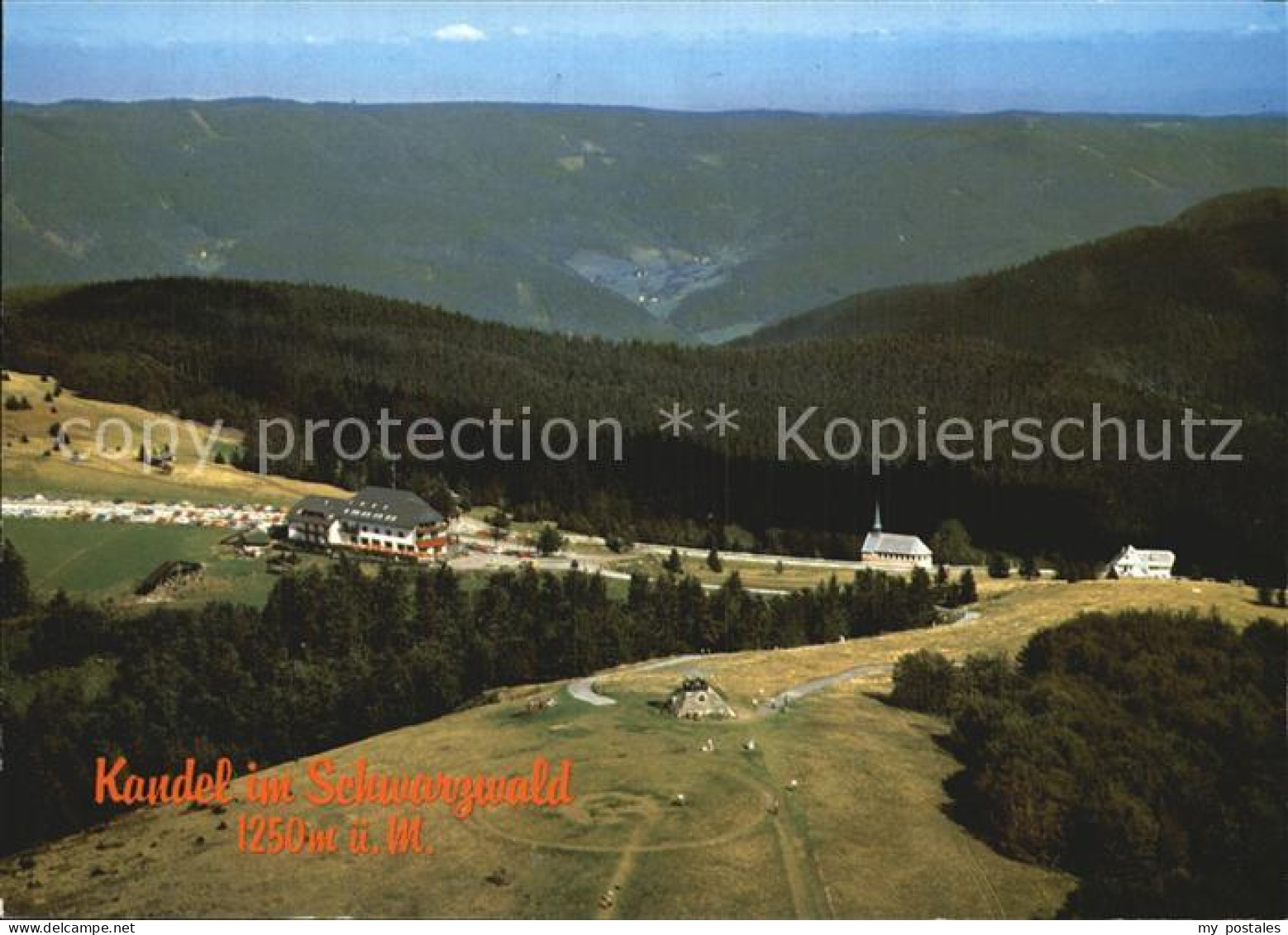 Kandel Waldkirch Breisgau Berghotel Kandel Fliegeraufnahme