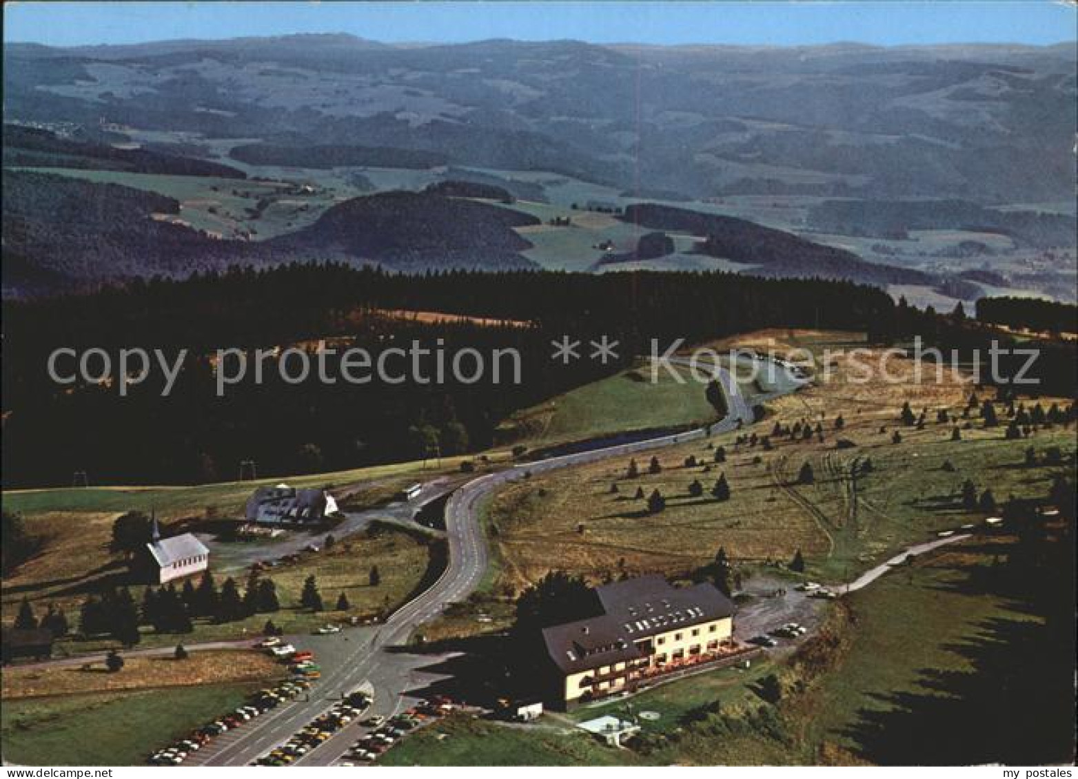 Kandel Waldkirch Breisgau Berghotel Kandel Fliegeraufnahme