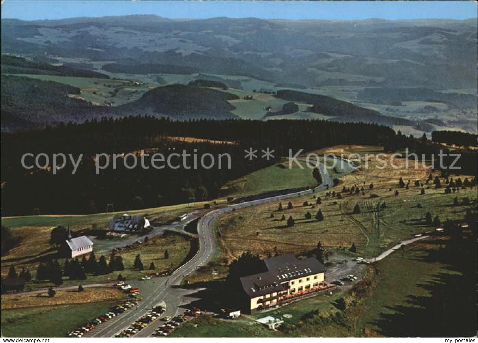 Kandel Waldkirch Breisgau Berghotel Kandel Fliegeraufnahme