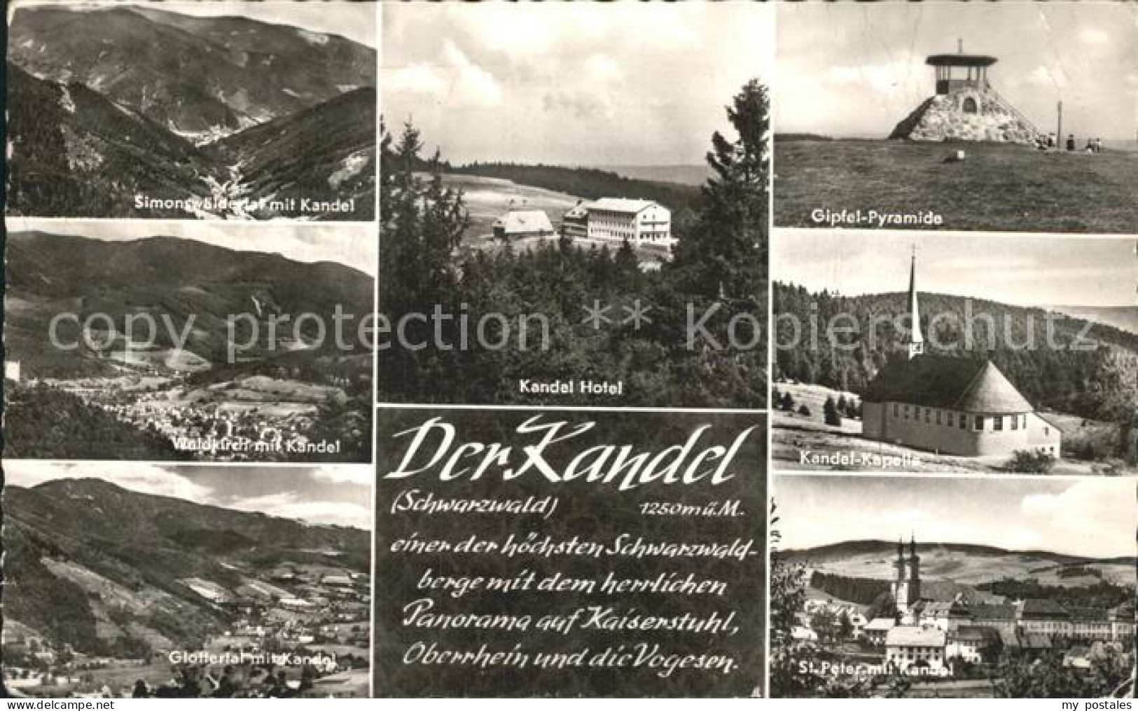 Kandel Waldkirch Breisgau Gipfel-Pyramide Glottertal Waldkirch